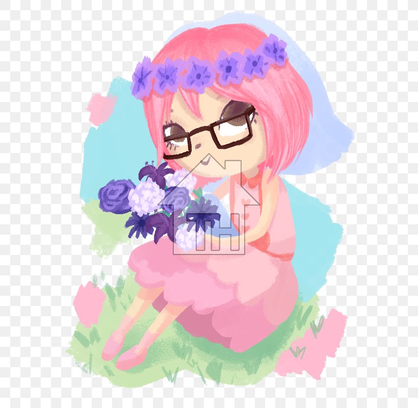 Glasses Pink M Character Clip Art, PNG, 650x800px, Watercolor, Cartoon, Flower, Frame, Heart Download Free