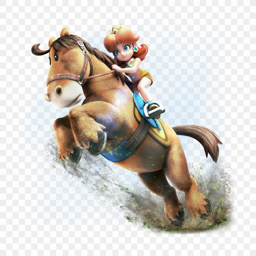 Mario Sports Superstars Princess Daisy Horse Nintendo 3DS, PNG, 2000x2000px, Mario Sports Superstars, Amiibo, Computer Software, Figurine, Horse Download Free