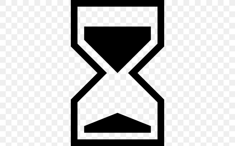 Hourglass Pictogram Clock, PNG, 512x512px, Hourglass, Area, Black, Black And White, Clock Download Free