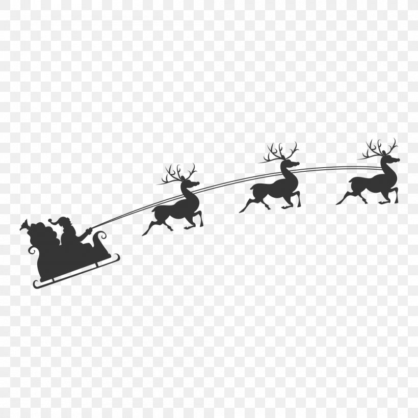 Santa Claus Christmas And Holiday Season New Years Day, PNG, 1000x1000px, Santa Claus, Black, Black And White, Christmas, Christmas And Holiday Season Download Free