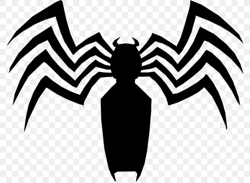 Venom T-shirt Spider-Man Hoodie Carnage, PNG, 780x600px, Venom, Artwork, Bat, Black, Black And White Download Free