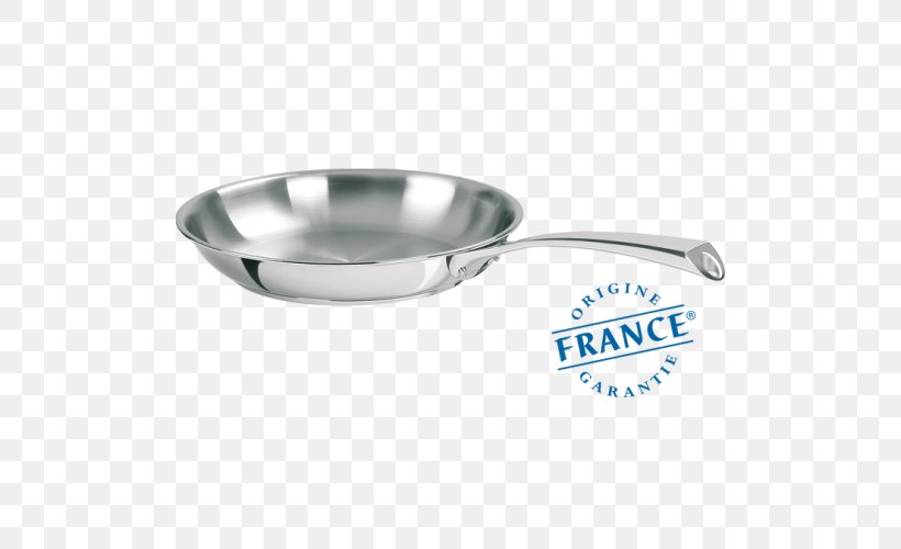 Frying Pan Cristel SAS Stainless Steel Cookware Saltiere, PNG, 500x500px, Frying Pan, Casserola, Cast Iron, Cookware, Cookware And Bakeware Download Free