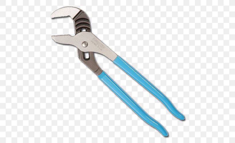Hand Tool Channellock Tongue-and-groove Pliers Needle-nose Pliers, PNG, 500x500px, Hand Tool, Adjustable Spanner, Carbon Steel, Channellock, Cutting Download Free