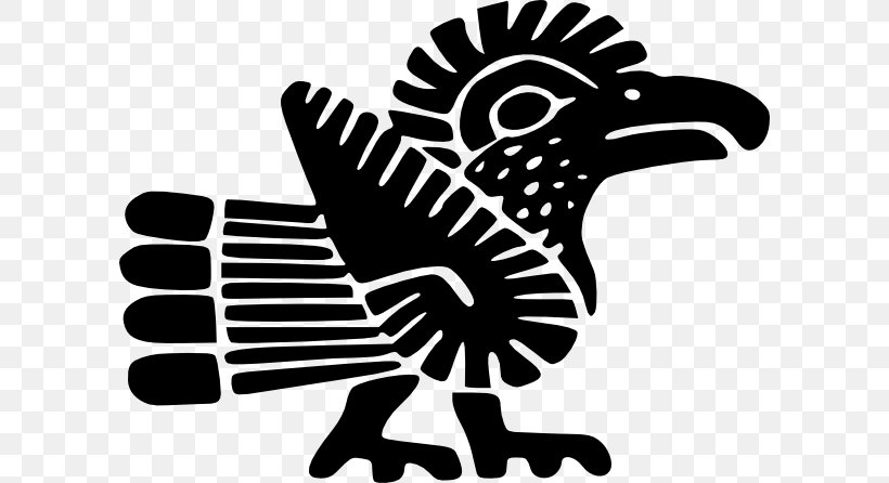 Maya Civilization Tenochtitlan Bird Aztec Mesoamerica, PNG, 600x446px, Maya Civilization, Aztec, Beak, Bird, Black And White Download Free