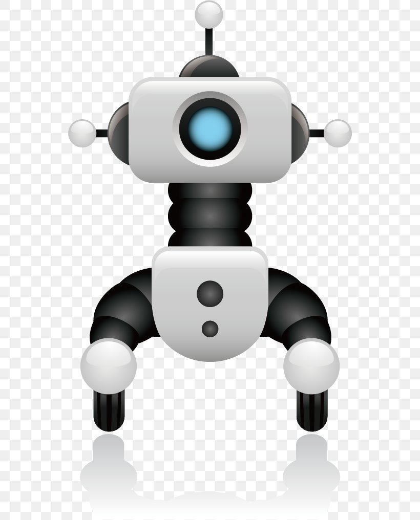 Robot Artificial Intelligence Euclidean Vector, PNG, 554x1016px, Robot, Android, Artificial Intelligence, Black And White, Machine Download Free