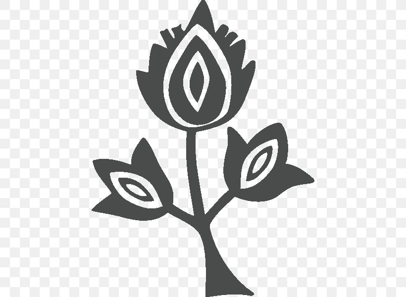 Vytynanky Flower Folk Art Sticker Clip Art, PNG, 600x600px, Vytynanky, Art, Black And White, Branch, Contemporary Folk Music Download Free