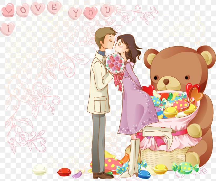 Cartoon Drawing Romance, PNG, 2192x1840px, Watercolor, Cartoon, Flower, Frame, Heart Download Free