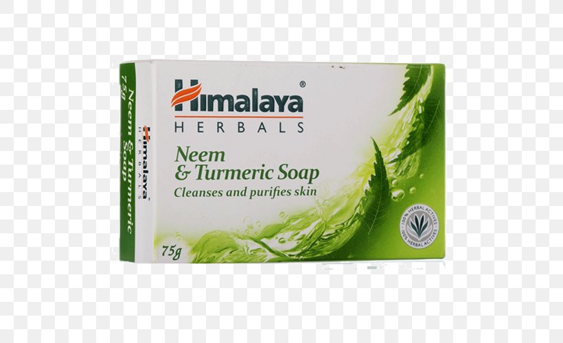 Himalaya Neem And Turmeric Soap Neem Tree Himalaya Herbals Soap, PNG, 500x500px, Turmeric, Curcuminoid, Herb, Herbal, Himalaya Drug Company Download Free