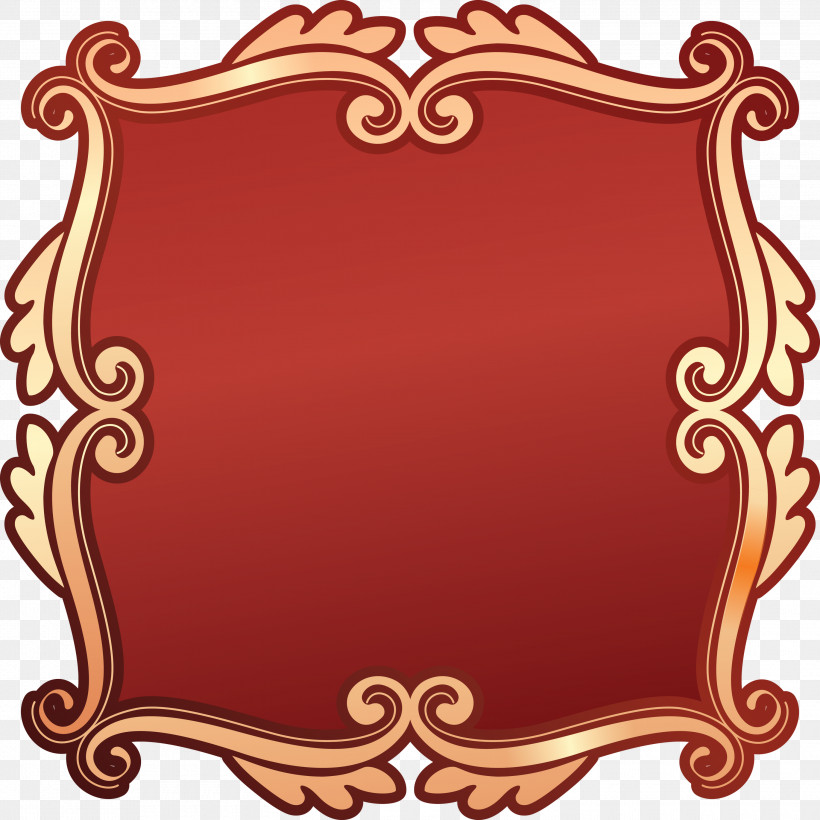 Square Frame, PNG, 3000x3000px, Square Frame, Brown, Label, Ornament, Picture Frame Download Free