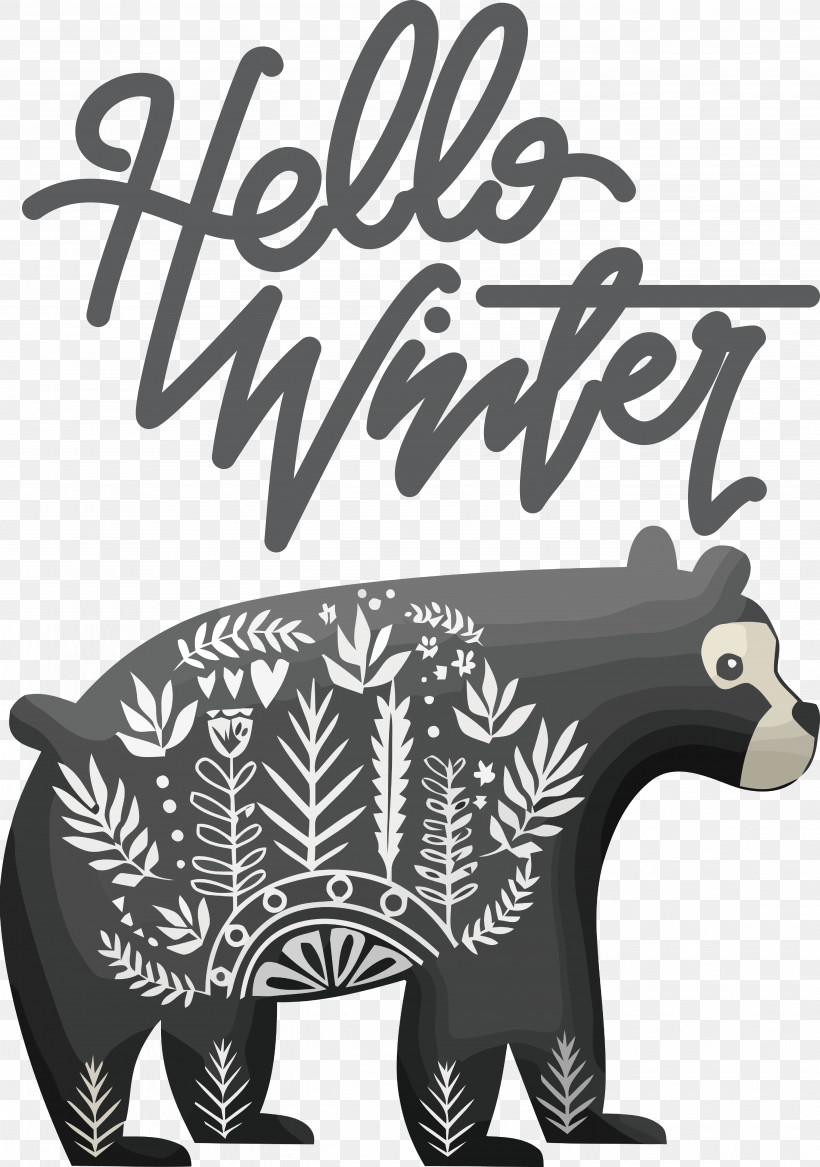 Bears Logo Font Black And White White, PNG, 5374x7649px, Bears, Biology, Black, Black And White, Logo Download Free