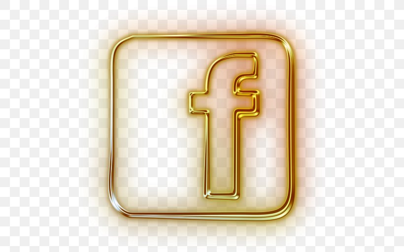 Logo Facebook Social Media, PNG, 512x512px, Logo, Brass, Facebook, Metal, Rectangle Download Free