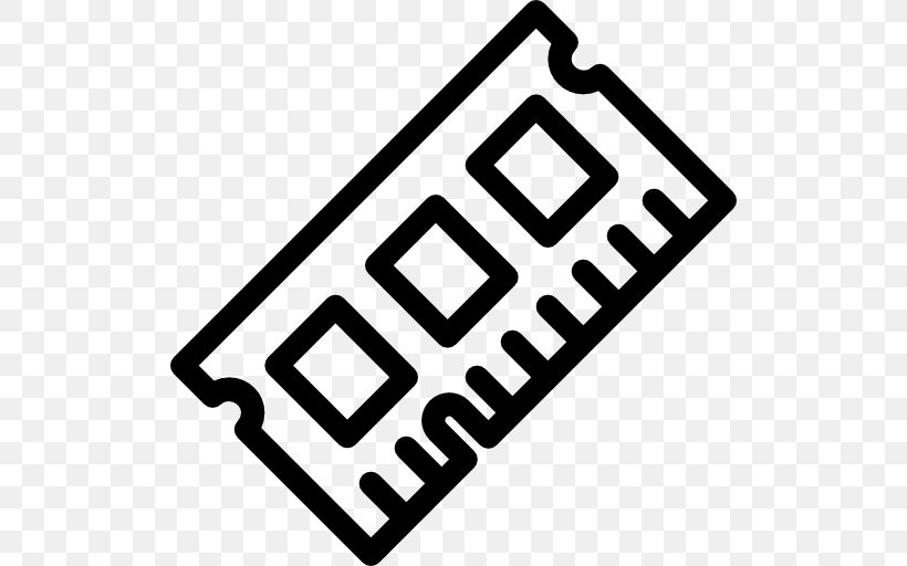 Computer Ram, PNG, 512x512px, Computer Servers, Black And White, Brand, Computer Configuration, Computer Font Download Free