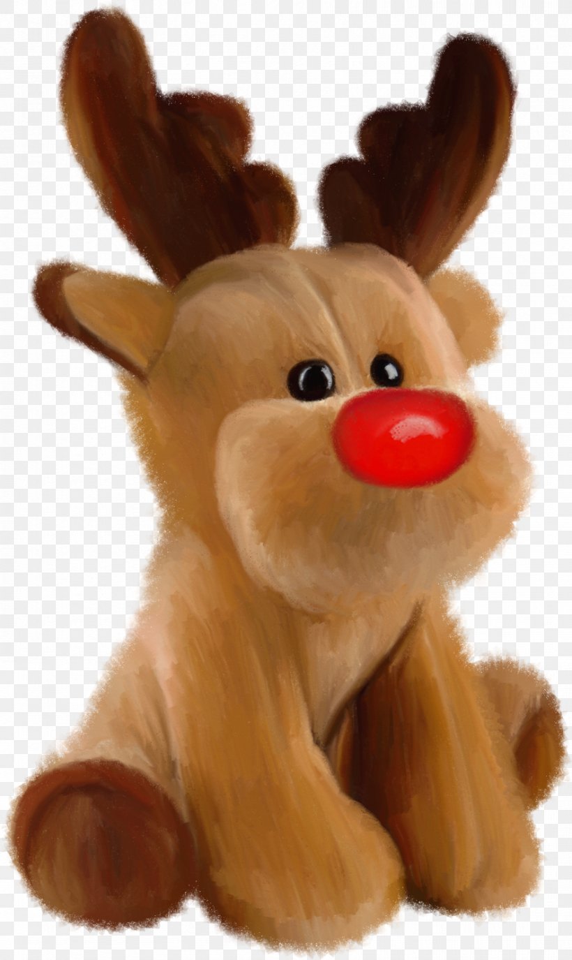 Reindeer Santa Claus Christmas, PNG, 885x1485px, Reindeer, Cartoon, Christmas, Deer, Plush Download Free