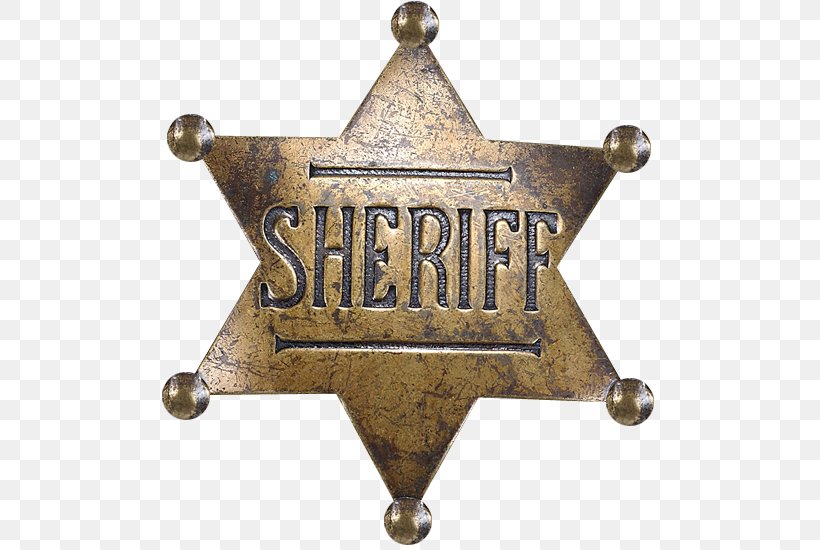 American Frontier United States Sheriff Badge Law Enforcement Officer, PNG, 500x550px, American Frontier, Arizona Rangers, Badge, Brass, Law Download Free