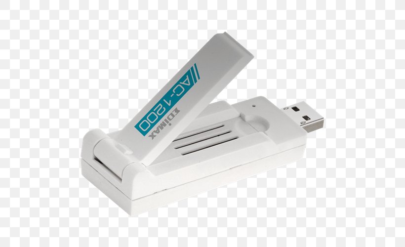 Edimax EW-7822UAC Network Adapter, PNG, 500x500px, Ieee 80211ac, Adapter, Computer Component, Computer Software, Data Storage Device Download Free