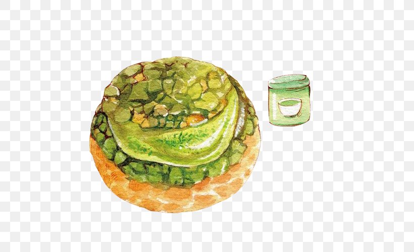 Matcha Green Tea Teacake Painting, PNG, 500x500px, Matcha, Cake, Cuisine, Dish, Finger Food Download Free