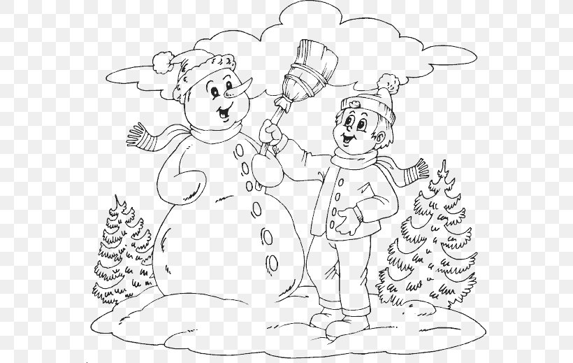 Snowman Winter Image Drawing Coloring Book, PNG, 572x519px, Watercolor, Cartoon, Flower, Frame, Heart Download Free