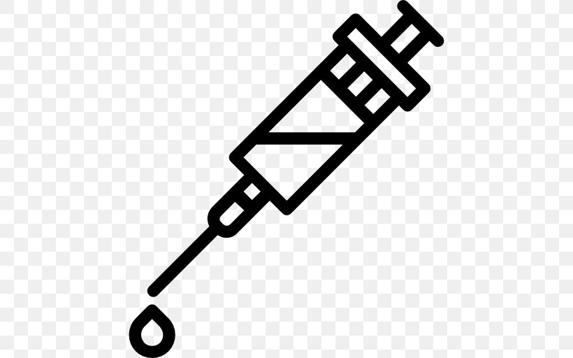 Syringe Needle Icon, PNG, 512x512px, Drawing, Adobe, Black And White, Hardware Accessory, Injection Download Free