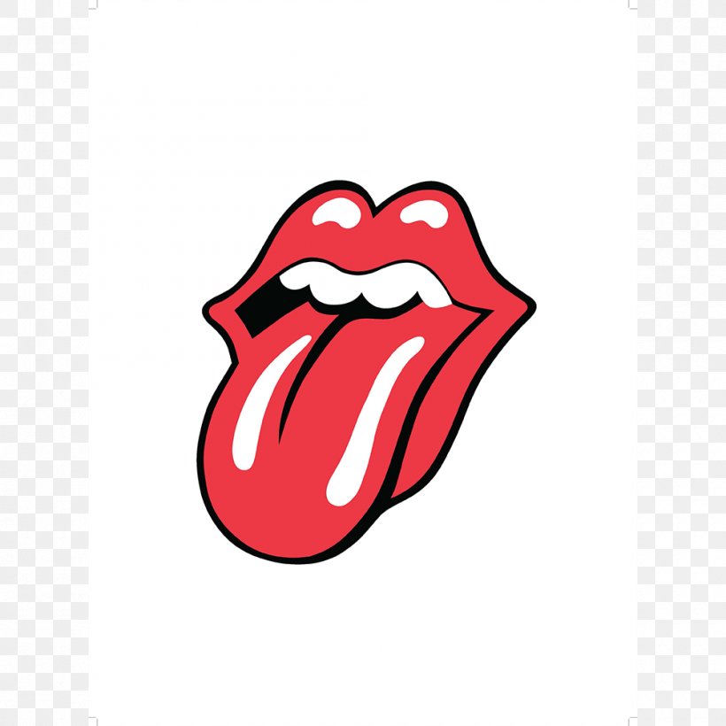 The Rolling Stones Tongue Poster On Air Sticky Fingers, PNG, 1000x1000px, Watercolor, Cartoon, Flower, Frame, Heart Download Free