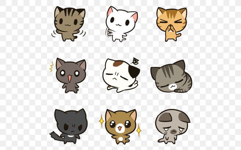 Whiskers Kitten Cat Pug Telegram, PNG, 512x512px, Whiskers, Animal, Canidae, Carnivoran, Cartoon Download Free
