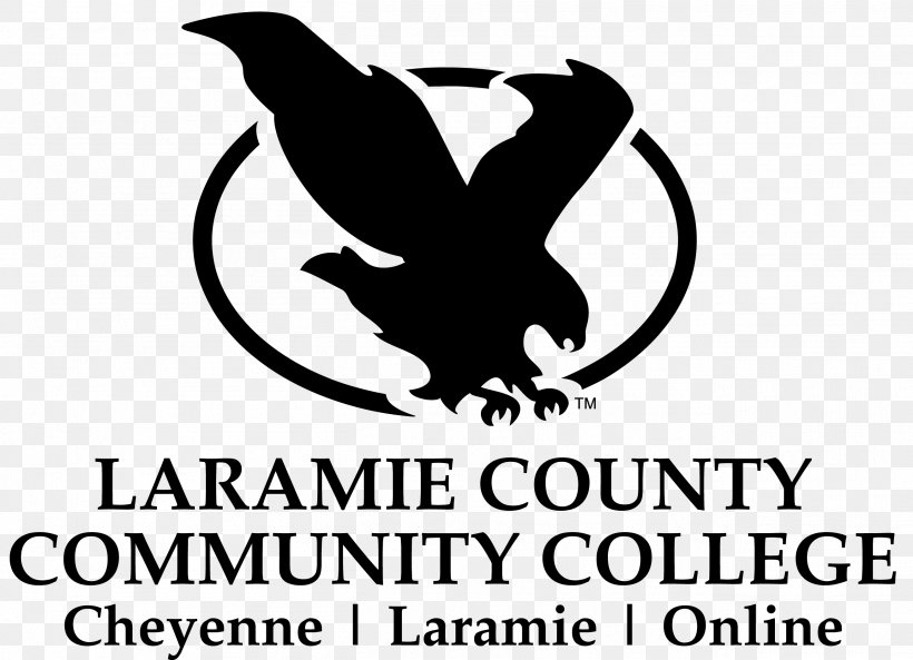 Laramie County Community College University Of Wyoming LCCC Bookstore Lehigh Carbon Community College, PNG, 2612x1889px, Laramie County Community College, Artwork, Beak, Bird, Black And White Download Free