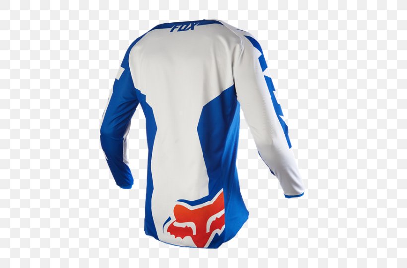 Jersey T-shirt Motocross Fox Racing Blue, PNG, 540x540px, Jersey, Active Shirt, Blue, Clothing, Cobalt Blue Download Free