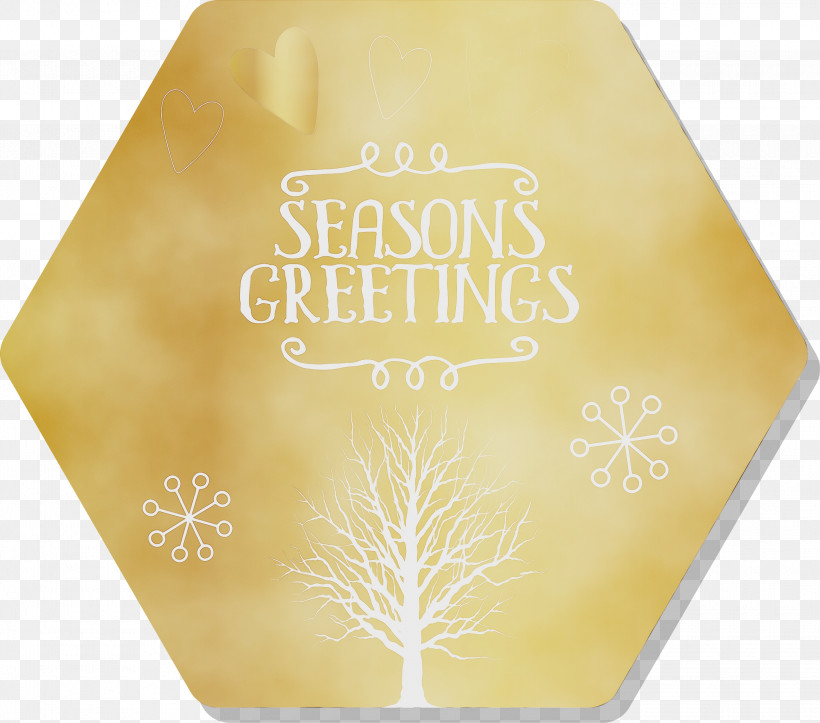 Yellow Font Meter, PNG, 3000x2647px, Merry Christmas, Meter, Paint, Watercolor, Wet Ink Download Free