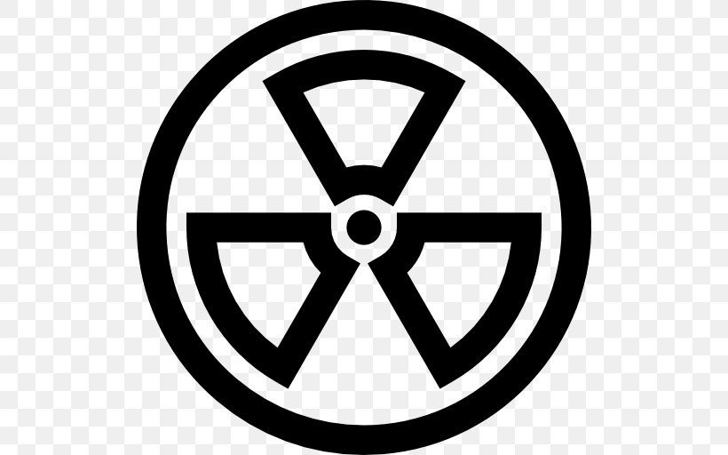 Radioactive Decay Nuclear Power, PNG, 512x512px, Radioactive Decay, Area, Bicycle Wheel, Black And White, Brand Download Free
