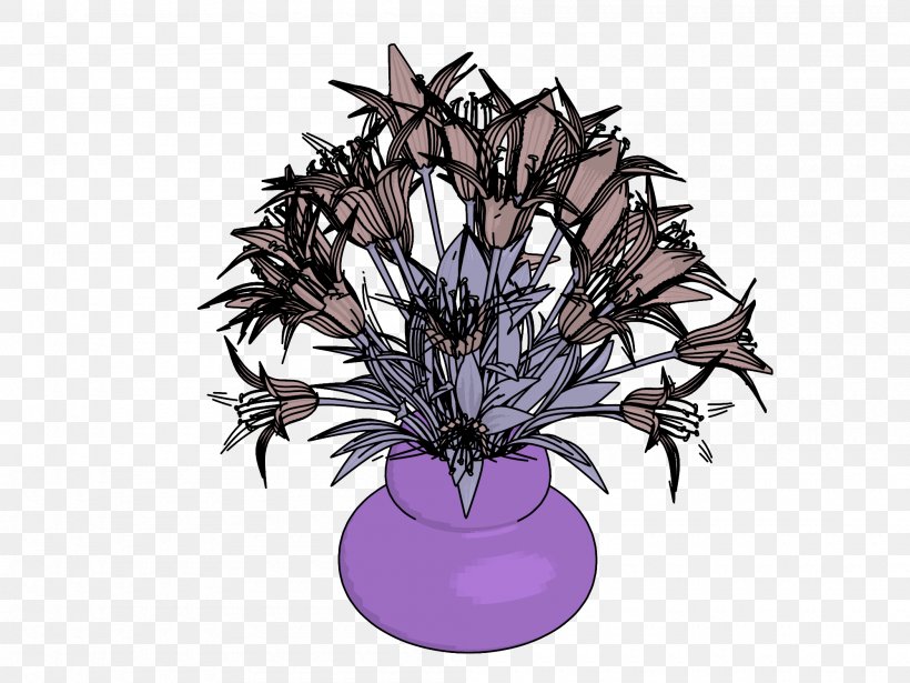 Flower Illustration Purple Tree, PNG, 2000x1500px, Flower, Plant, Purple, Tree Download Free