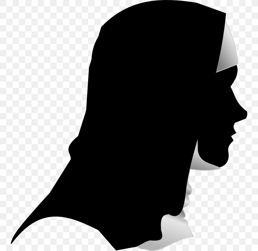 Nun Silhouette Clip Art, PNG, 752x800px, Nun, Animation, Black, Black And White, Drawing Download Free