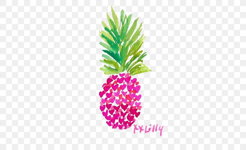 Sticker Pineapple Watercolor Painting Designer, PNG, 500x500px, Sticker, Brand, Canvas, Clothing, Designer Download Free