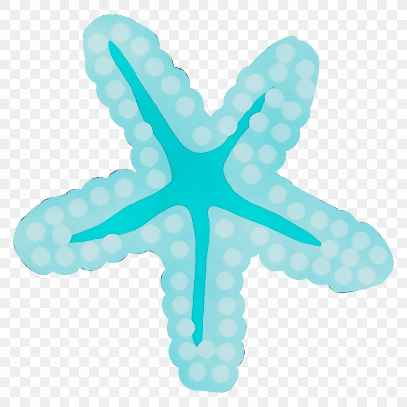 Aqua Turquoise Starfish Turquoise Symbol, PNG, 900x900px, Watercolor, Aqua, Paint, Starfish, Symbol Download Free