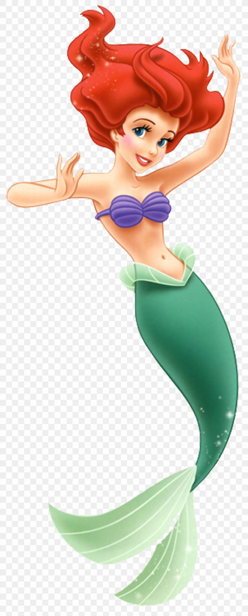 Ariel The Little Mermaid Attina Rapunzel, PNG, 1753x4350px, Watercolor, Cartoon, Flower, Frame, Heart Download Free