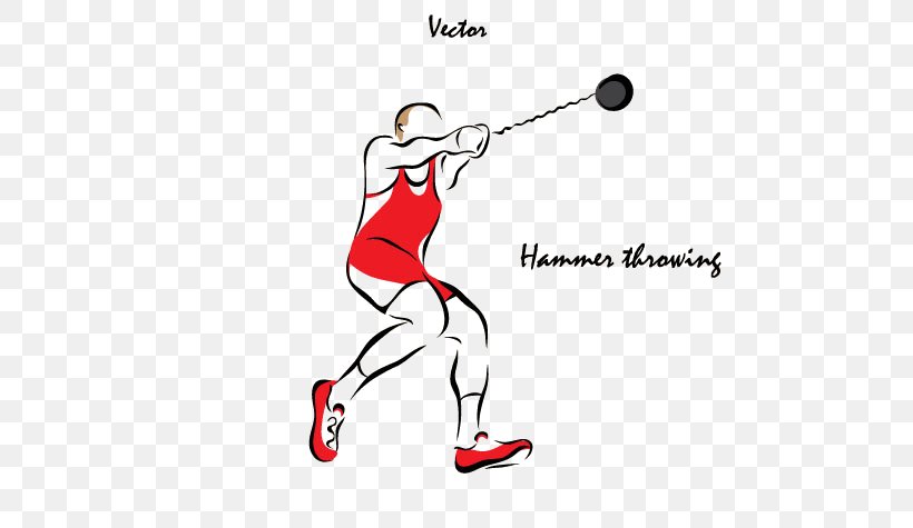 Hammer Throw Throwing Illustration, PNG, 500x475px, Hammer Throw, Area, Art, Baseball Equipment, Cartoon Download Free