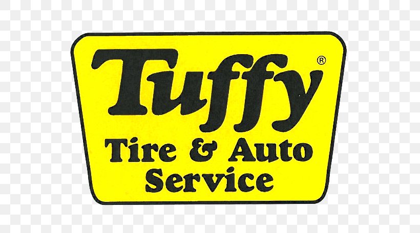 Logo Car Tuffy Auto Service Centers Brand Traffic Sign, PNG, 676x456px, Logo, Area, Automobile Repair Shop, Banner, Brand Download Free