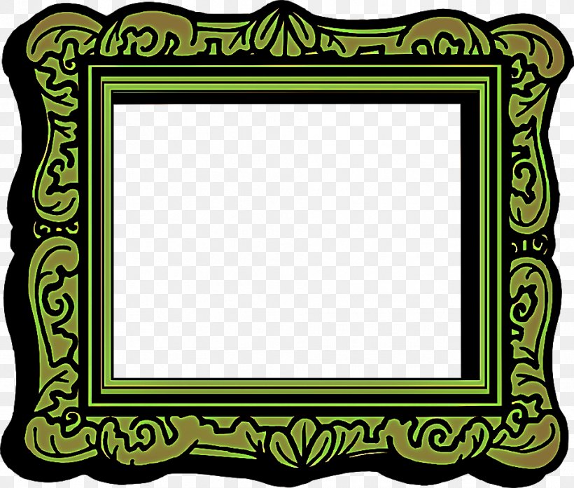 Background Green Frame, PNG, 958x815px, Picture Frames, Animation, Cartoon, Digital Art, Drawing Download Free