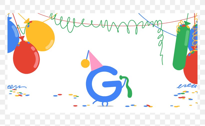 Happy Birthday To You Google Doodle Google Search, PNG, 760x506px, Birthday, Anniversary, Area, Balloon, Doodle Download Free