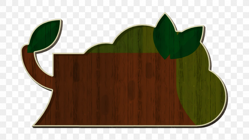 Log Icon Nature Flat Color Icon, PNG, 1238x696px, Log Icon, Cartoon, Green, Leaf, M083vt Download Free