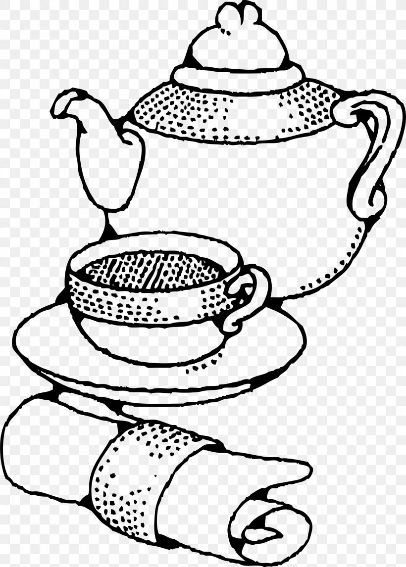 Ready-to-Use Food And Drink Spot Illustrations Cup Teapot Clip Art, PNG, 1716x2400px, Cup, Black And White, Coffee Cup, Cookware And Bakeware, Drawing Download Free