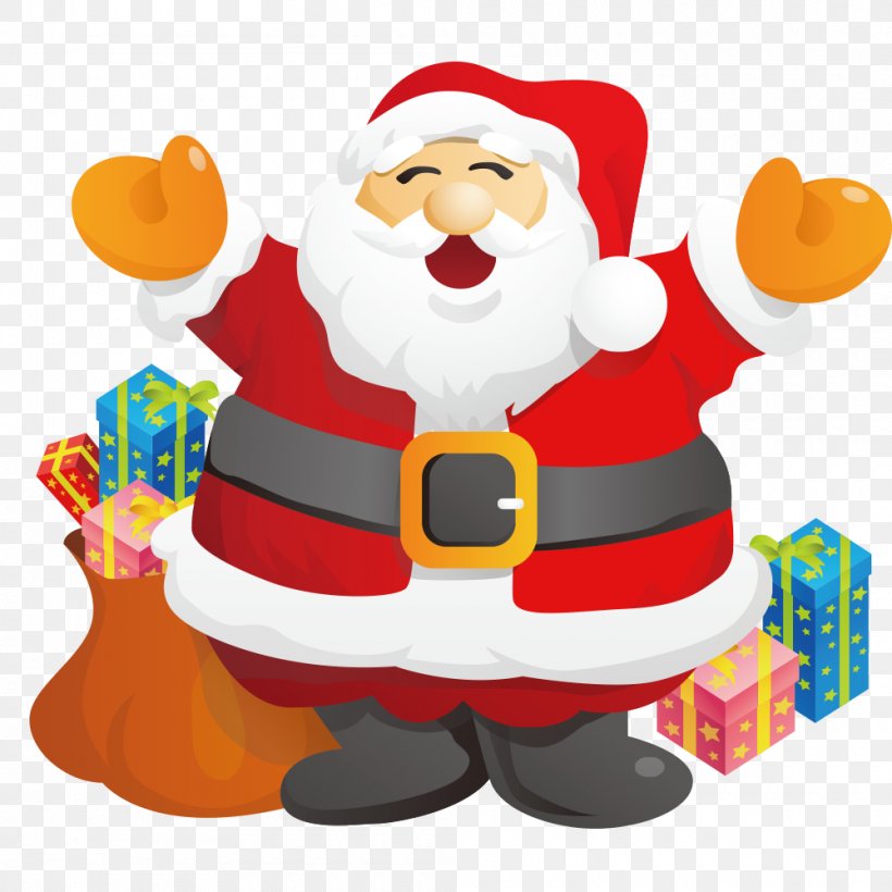 Santa Claus Free Content Christmas Clip Art, PNG, 1000x1000px, Santa Claus, Blog, Christmas, Christmas Decoration, Christmas Gift Download Free