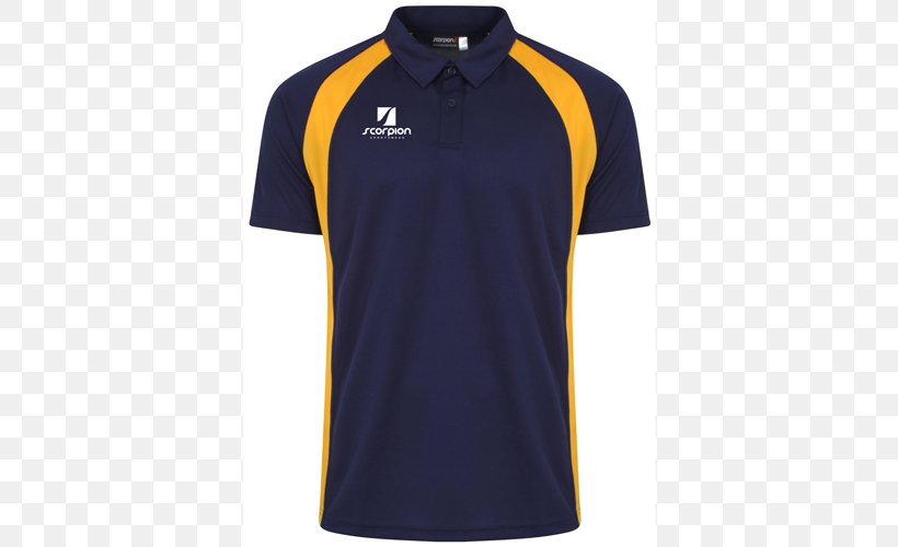 Sports Fan Jersey Polo Shirt Tennis Polo Collar, PNG, 500x500px, Sports Fan Jersey, Active Shirt, Cobalt Blue, Collar, Electric Blue Download Free