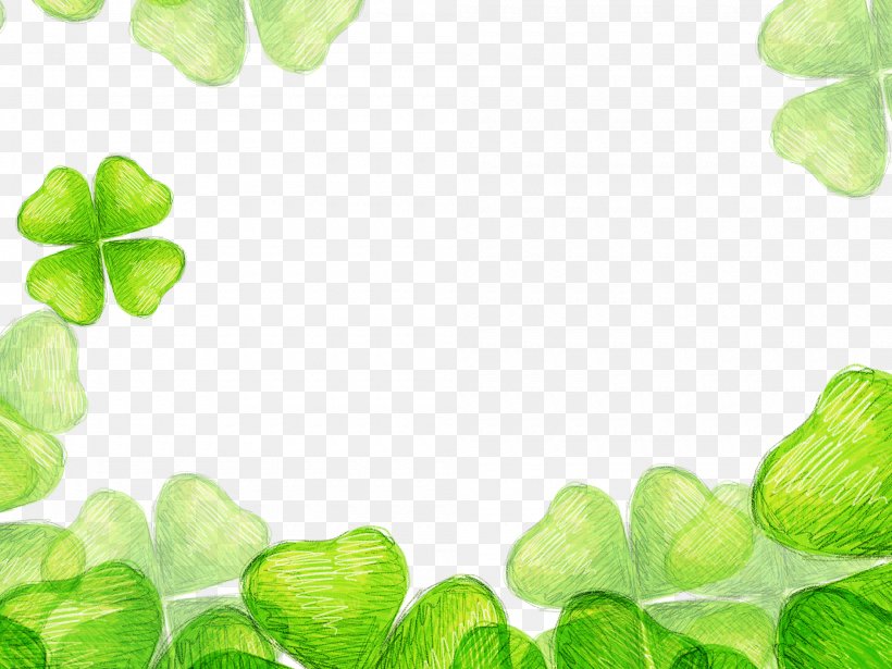 Four-leaf Clover Four-leaf Clover Luck, PNG, 2000x1500px, Leaf, Clover, Drawing, Fourleaf Clover, Grass Download Free