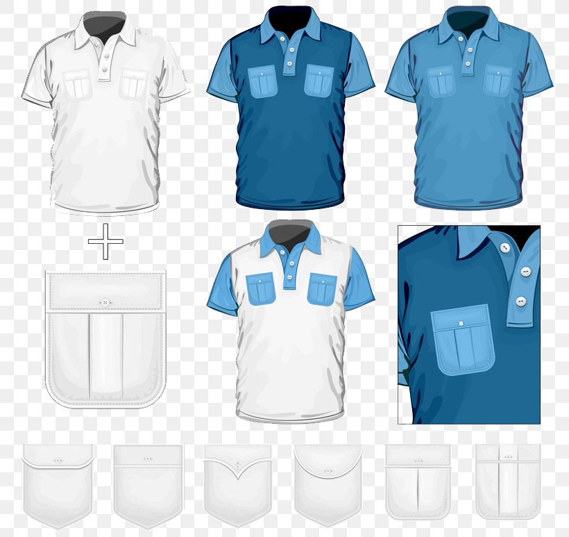 T-shirt Pocket Polo Shirt Collar, PNG, 784x773px, Tshirt, Active Shirt, Blue, Brand, Clothing Download Free