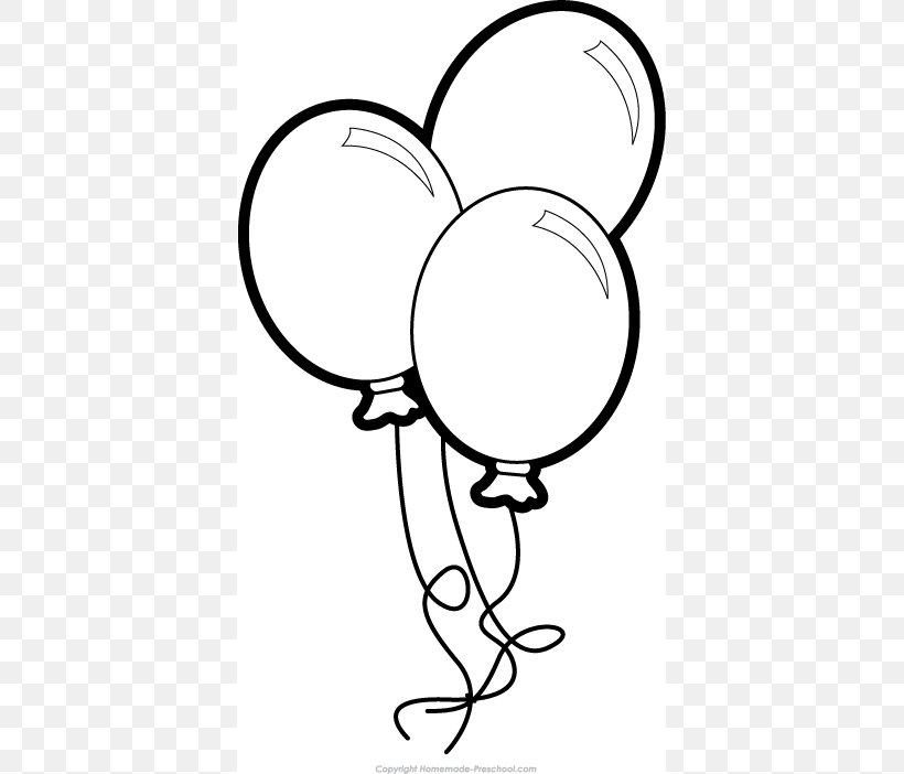 Balloon Black And White Black And White Clip Art, PNG, 389x702px ... 