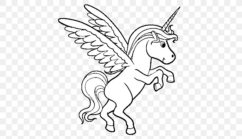 Winged Unicorn Coloring Book Drawing Pegasus, PNG, 600x470px, Unicorn, Adult, Animal Figure, Artwork, Black And White Download Free