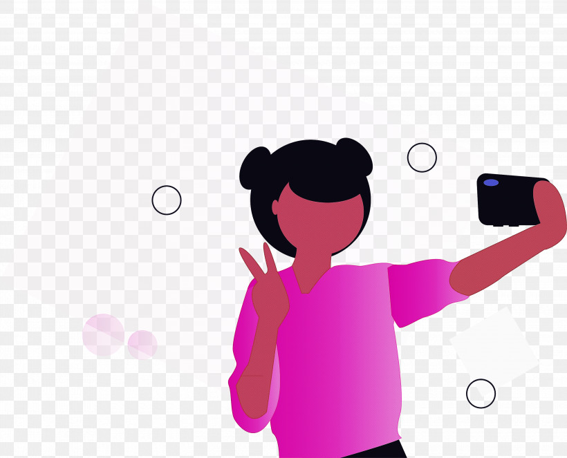 Taking Selfie Girl Camera, PNG, 3000x2427px, Taking Selfie, Animation, Arm, Camera, Cartoon Download Free