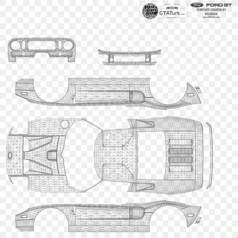 2005 Ford GT Ford Motor Company Forza Motorsport 4 Car, PNG, 2048x2048px, 2005, Ford Motor Company, Area, Auto Part, Automotive Design Download Free