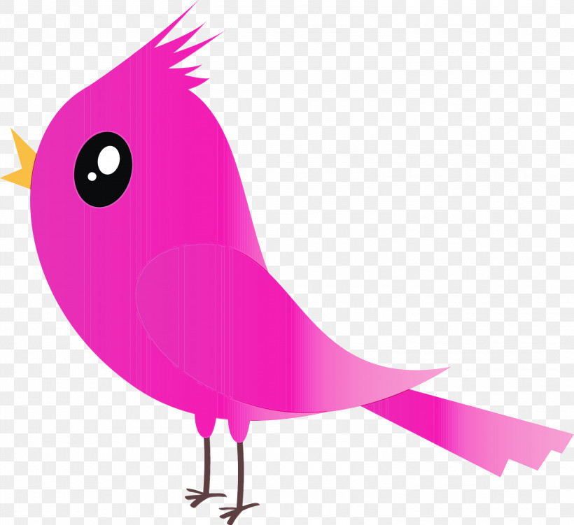 Bird Pink Beak Violet Cartoon, PNG, 3000x2750px, Cartoon Bird, Animation, Beak, Bird, Cartoon Download Free