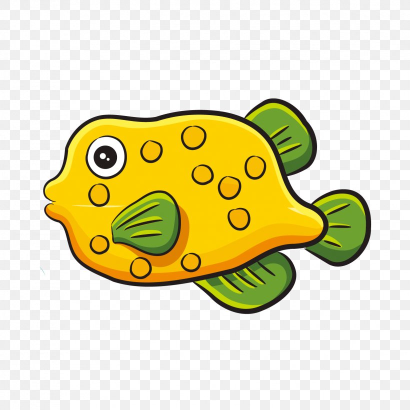 Vector Graphics Goldfish Image Cartoon, PNG, 1654x1654px, Goldfish, Amphibian, Animal, Animated Cartoon, Animation Download Free