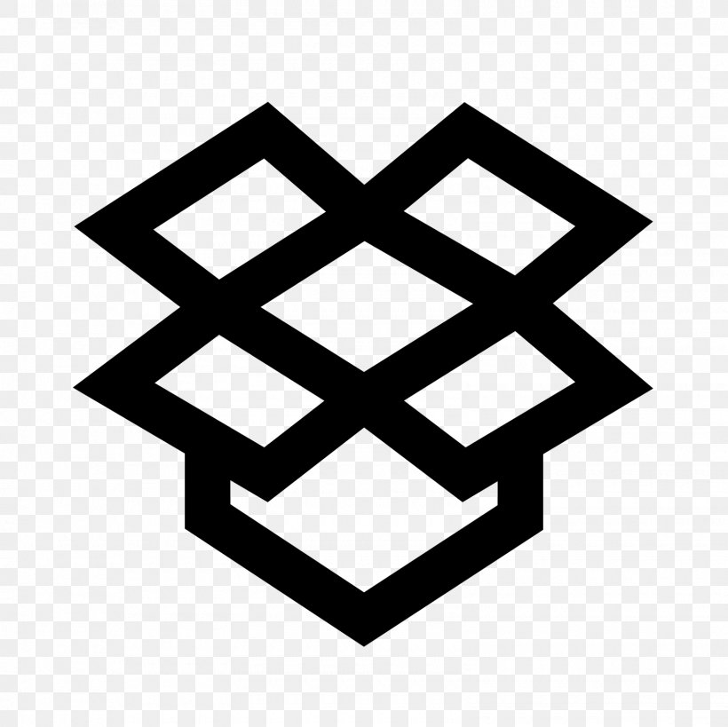 Dropbox Icon Design, PNG, 1600x1600px, Dropbox, Black And White, Computer Software, Icon Design, Logo Download Free